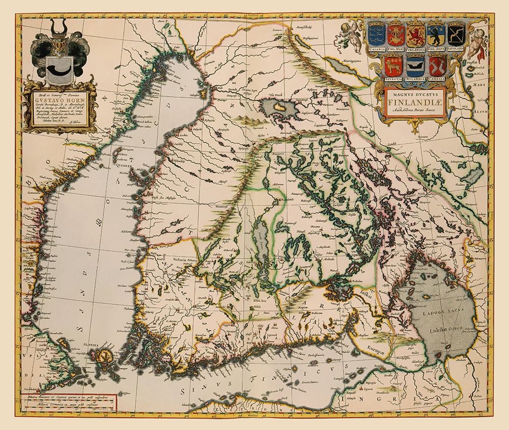 Scandinavia Finland - Blaeu 1662