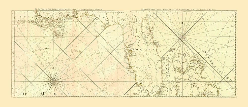 Nautical Map - Sayer and Bennett - 1775