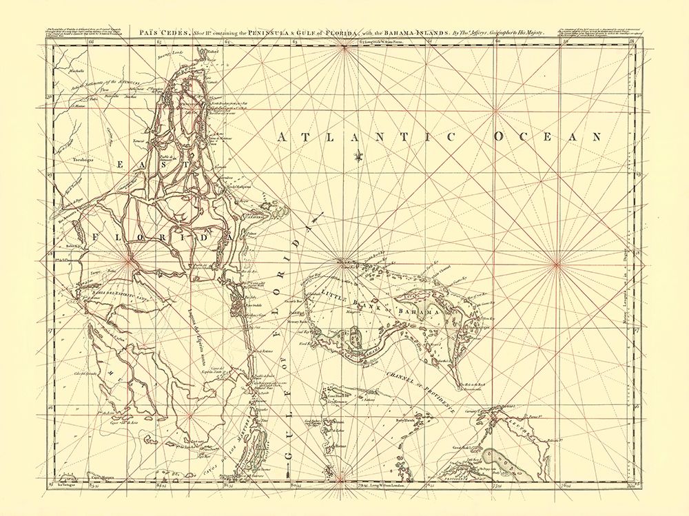 Florida Peninsula Gulf of Florida Bahamas US
