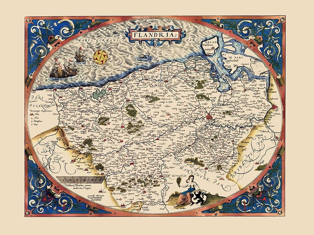 Europe Flanders County Belgium Netherlands France