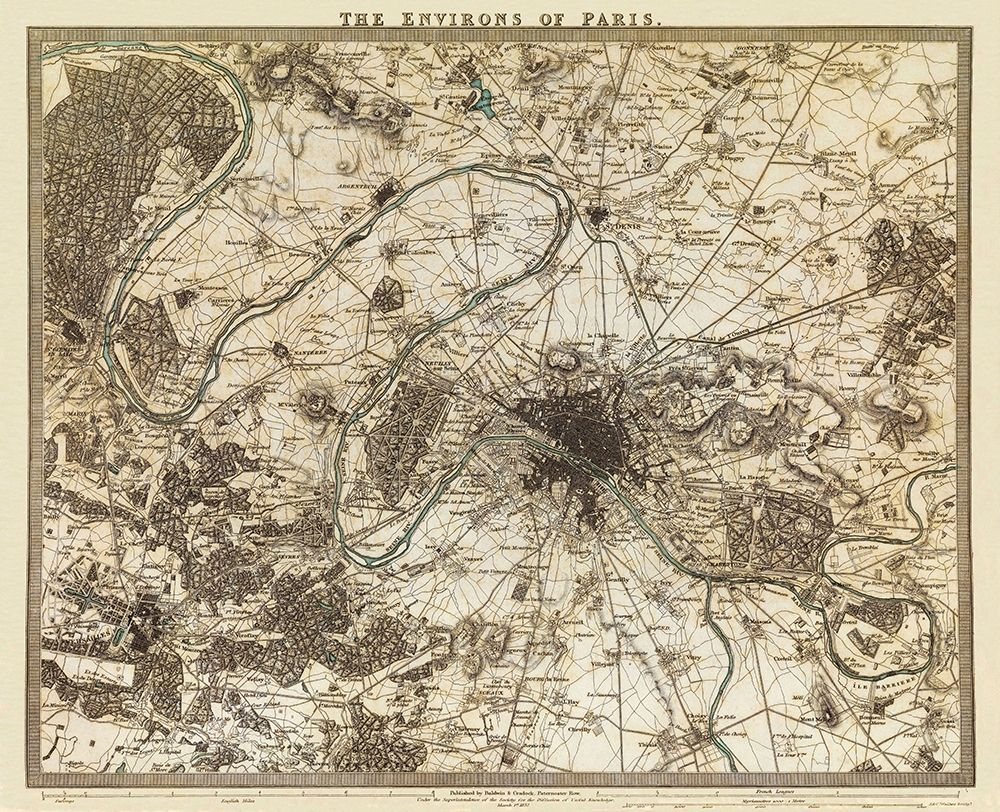 Paris France - Cradock 1832