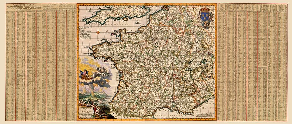 France - Visscher 1680