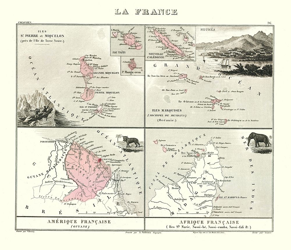 Caribbean French Island Colonies France