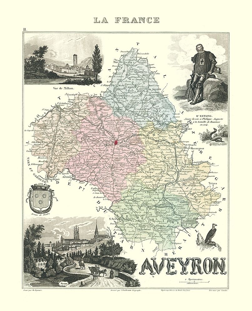 Aveyron Region France - Migeon 1896
