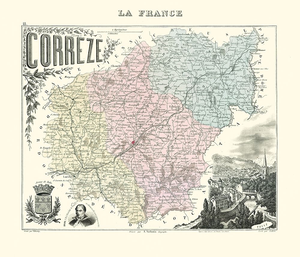 Correze Region France - Migeon 1896