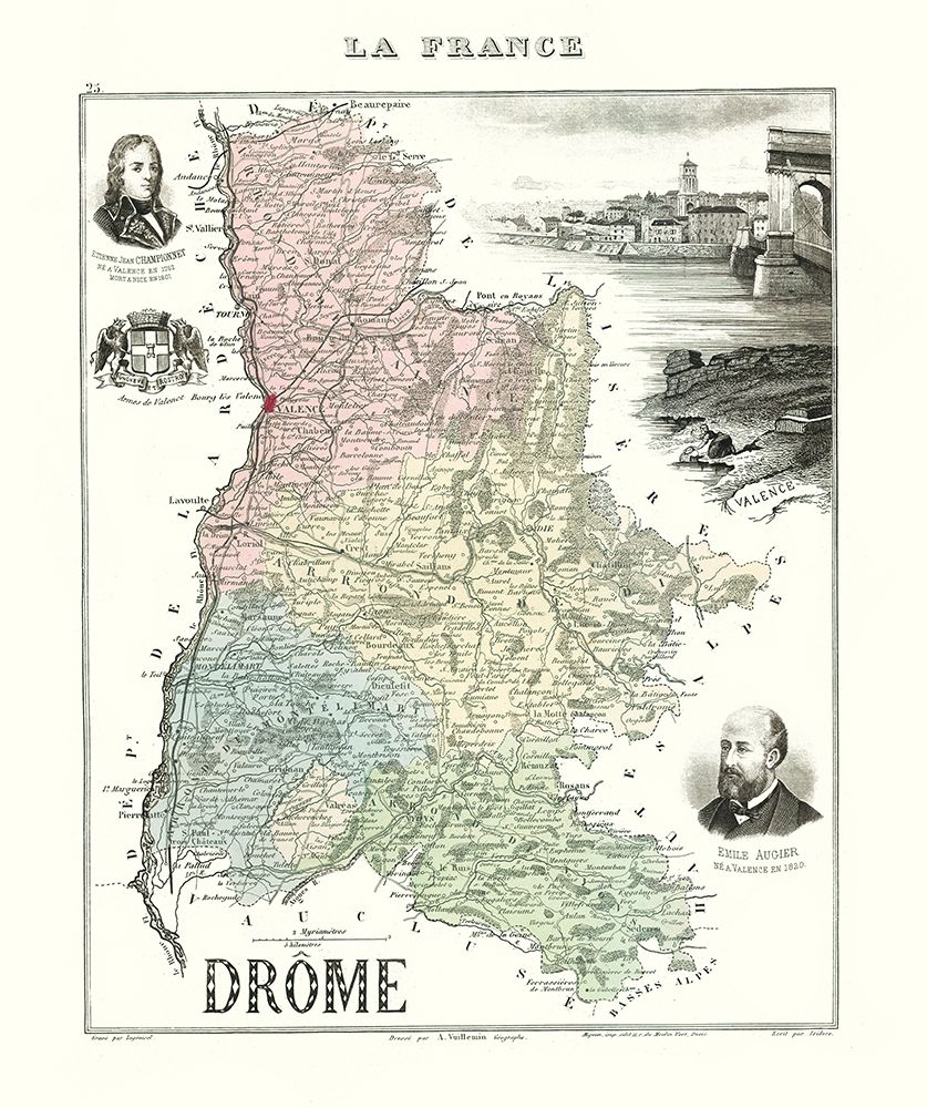 Drome Region France - Migeon 1869
