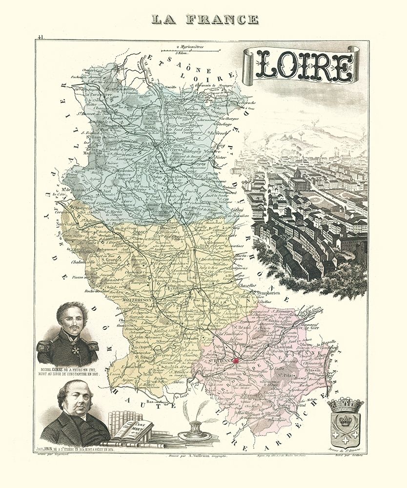 Loire Region France - Migeon 1869
