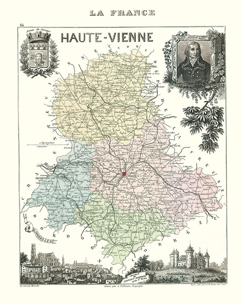 Haute Vienne France - Migeon 1869