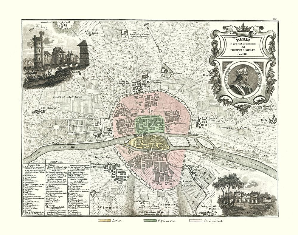 Paris France 1180 - Migeon 1869
