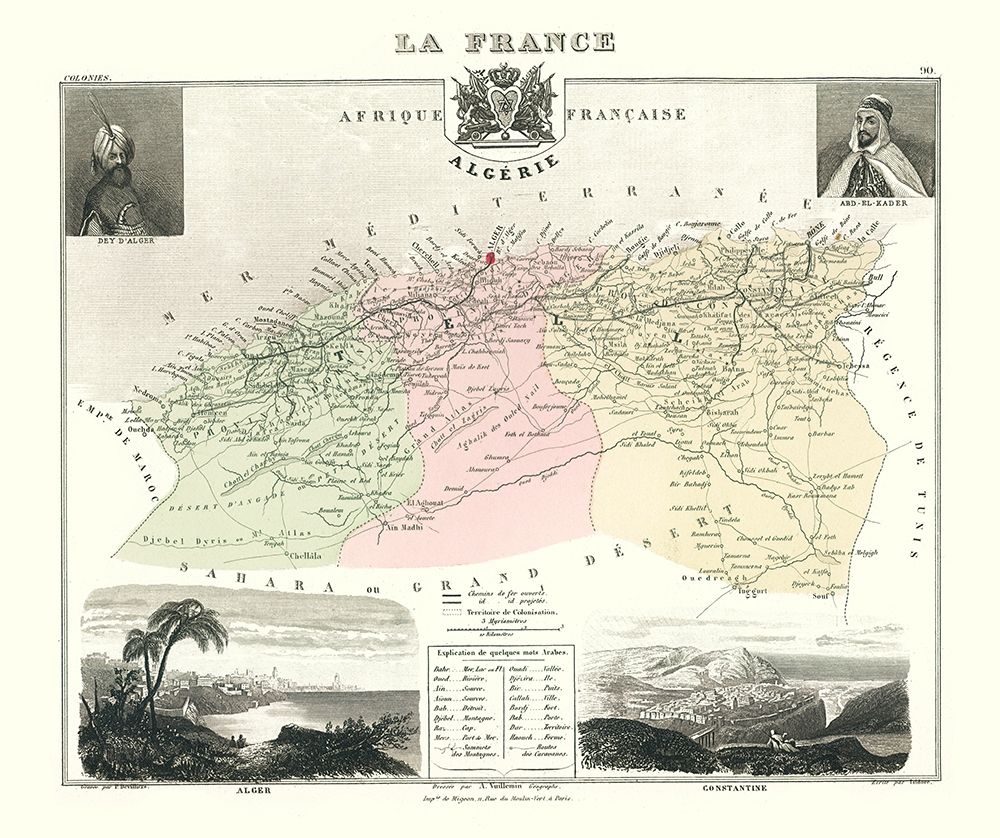 Mediterranean Algeria - Migeon 1869