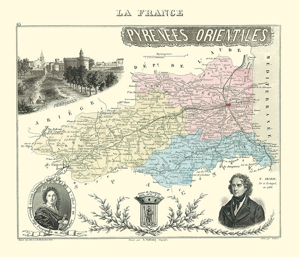 Pyrenees Orientales Department France - Migeon