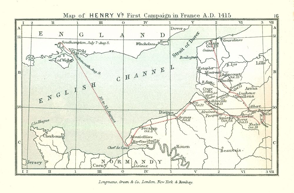 Henry Vs French Campaign 1415 France
