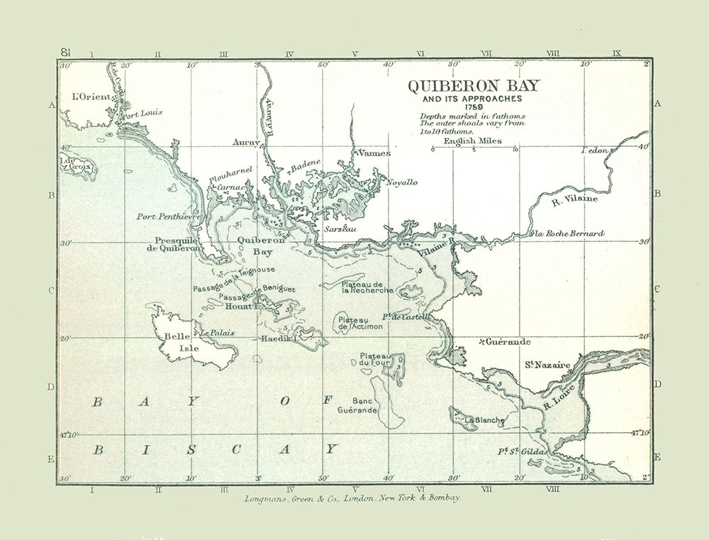 Quiberon Bay 1759 France -  Gardiner 1902
