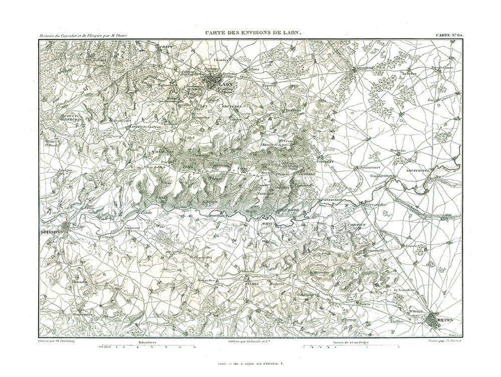 Laon France - Thiers 1866