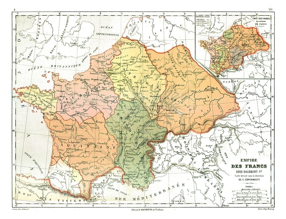 Empire of France - Cortambert 1880