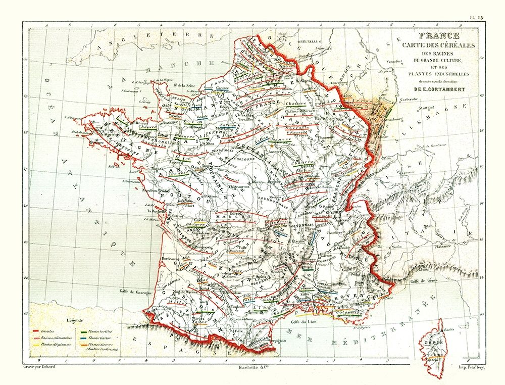 Agriculture Industry France - Cortambert 1880