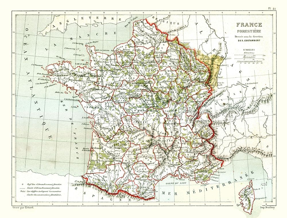 Forrestry France - Cortambert 1880