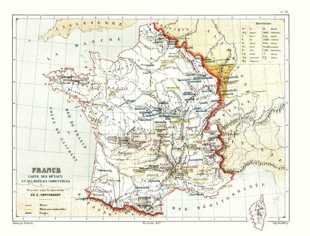 Metals Combustible Minerals France