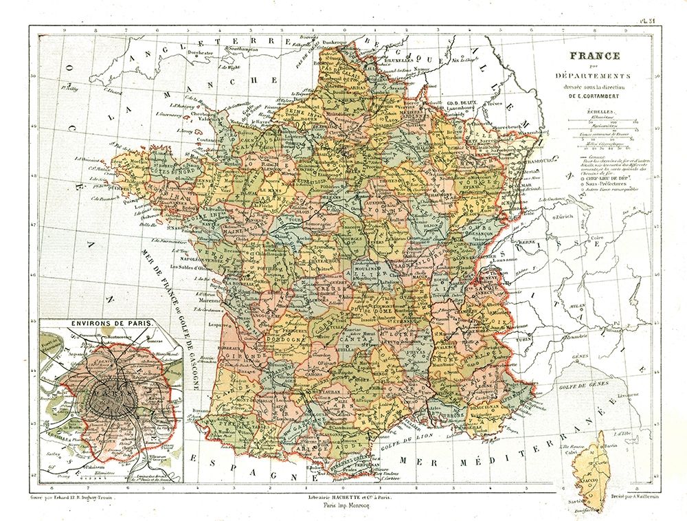 France - Cortambert 1880