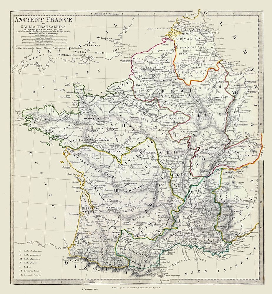 Ancient France - Hewitt 1830