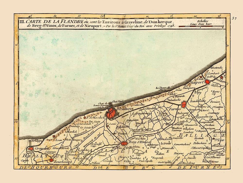 Gravelines Environs France - Robert 1748