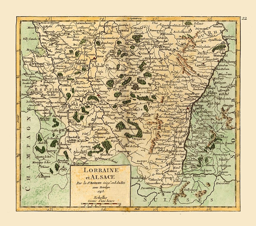 Alsace Lorraine France - Robert 1748