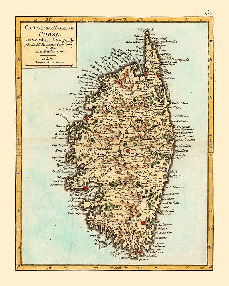 Corsica France - Robert 1748