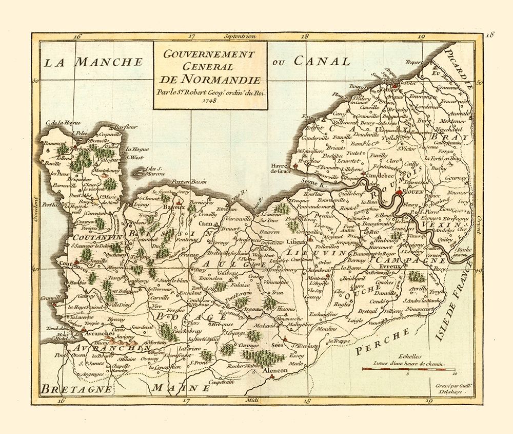 Normandie France - Robert 1748