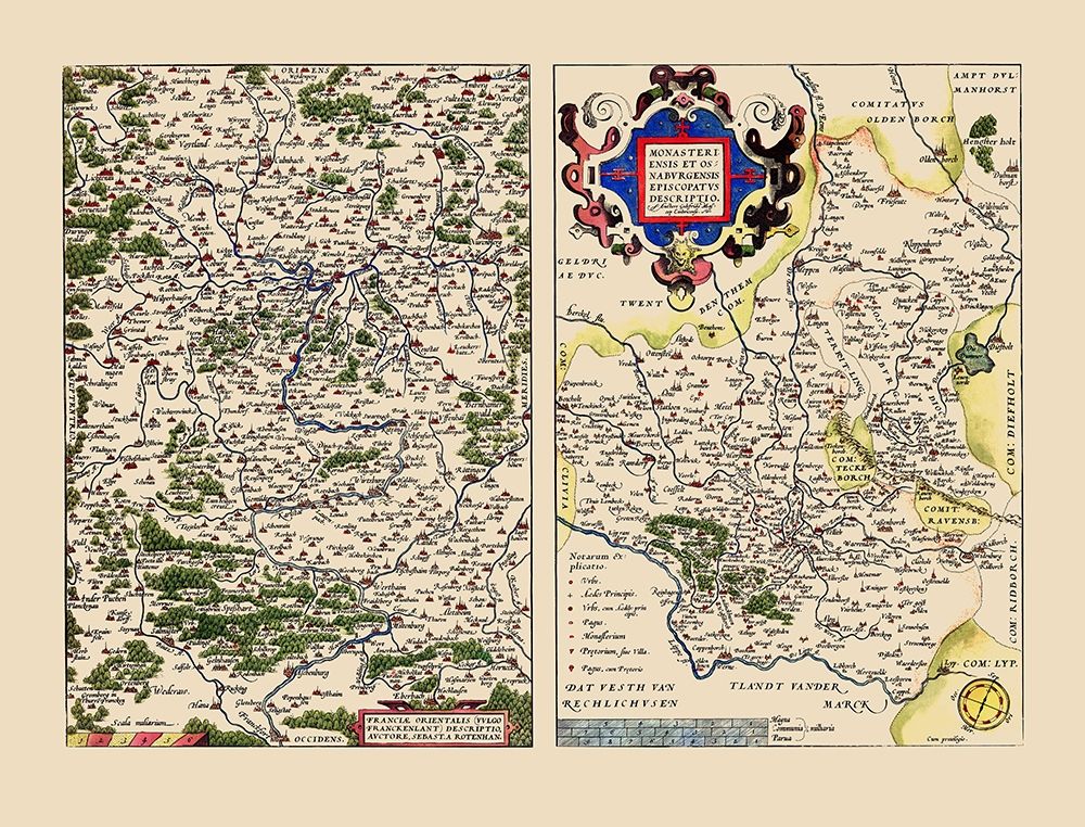 Schleswig Holstein Region Germany - Ortelius 1573