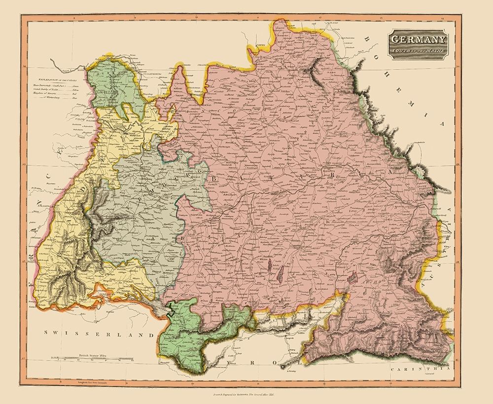 South of the Mayne Germany - Thomson 1816