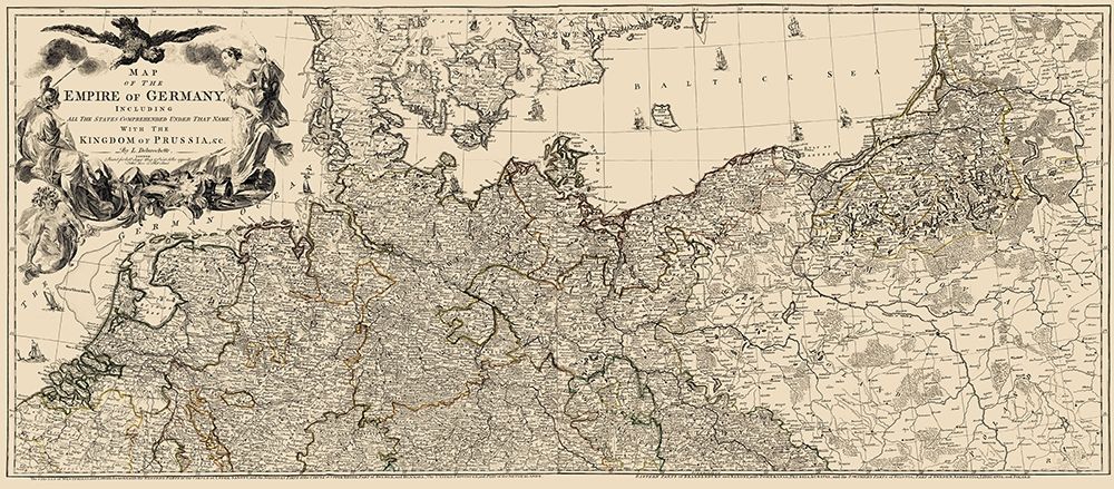 Upper Germany Empire - Delarochette 1782