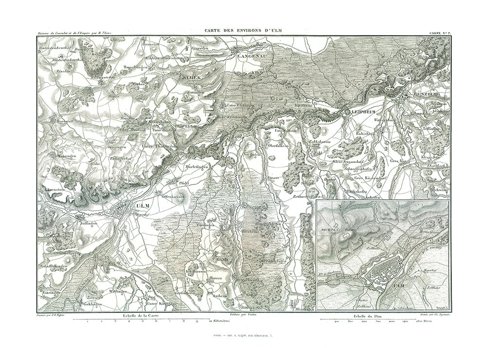 Ulm Germany - Thiers 1866