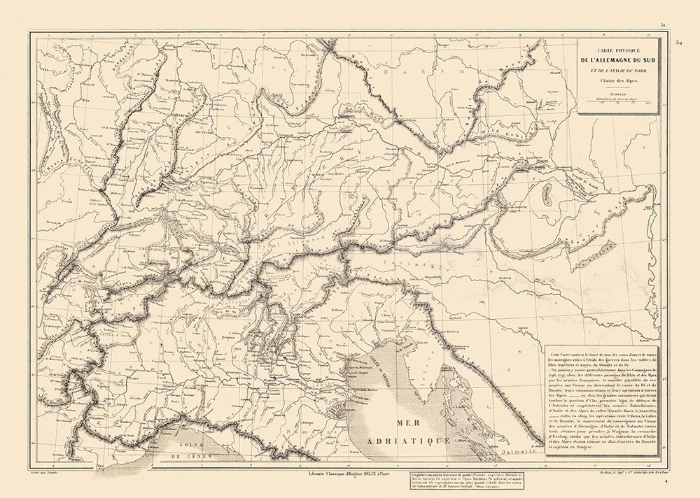 South Germany North Italy - Drioux 1882