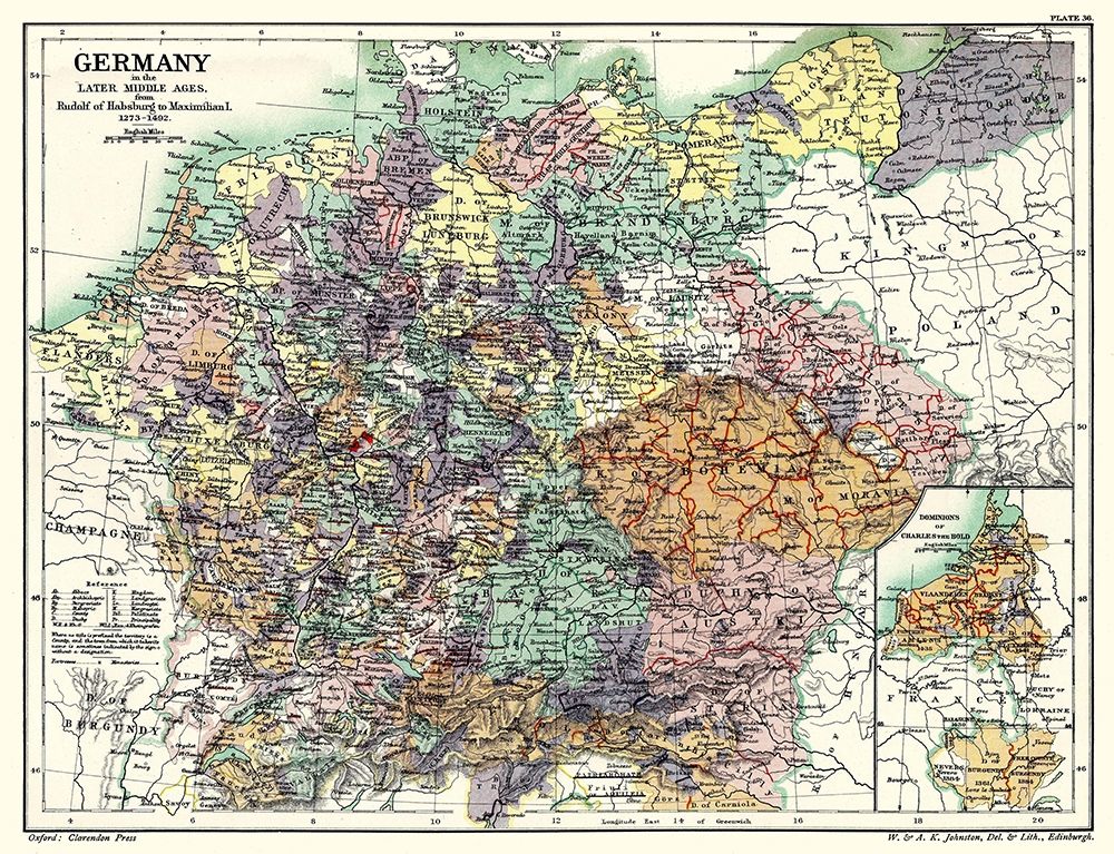 Late Middle Ages 1273 to 1492 Germany - Poole 1902