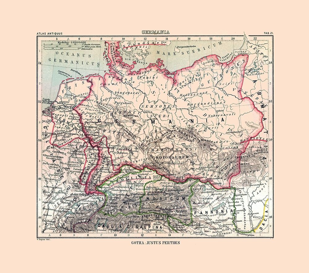 Germany - Perthes 1896