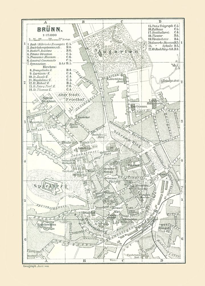 Brunn Germany - Baedeker 1896