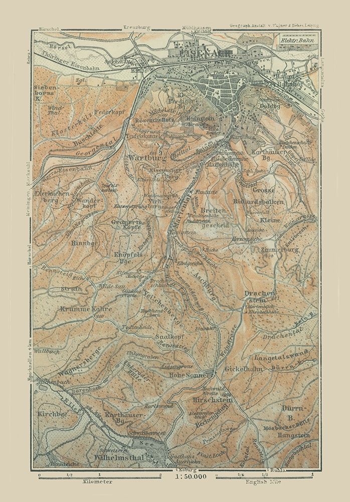Central Germany - Baedeker 1914
