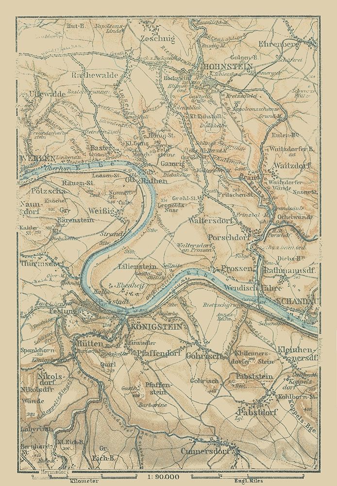 Eastern Germany - Baedeker 1914