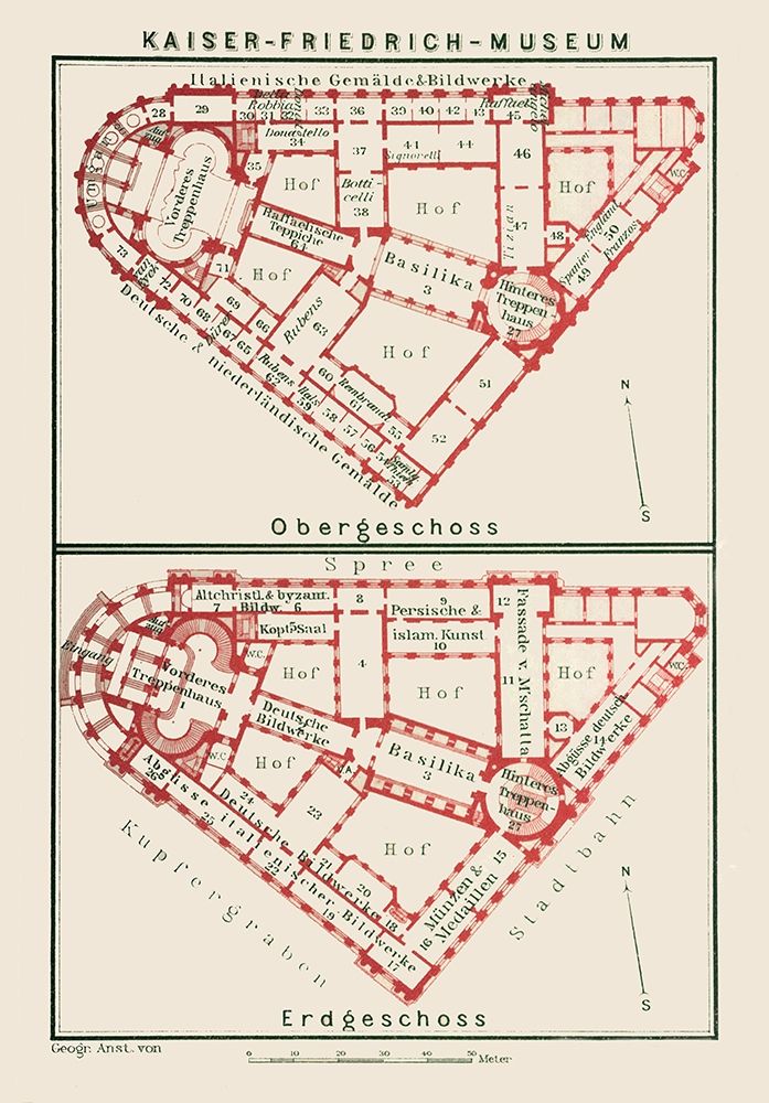 Bode Museum Berlin Germany - Baedeker 1914