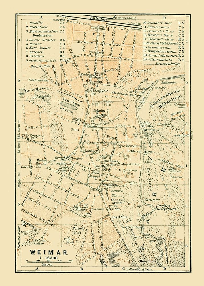 Weimar Germany - Baedeker 1914