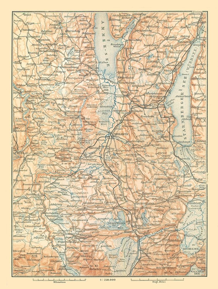 Southern Germany - Baedeker 1896