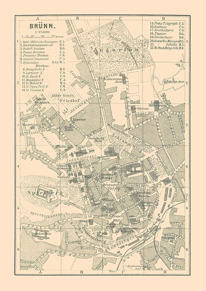 Brunn Germany - Baedeker 1896