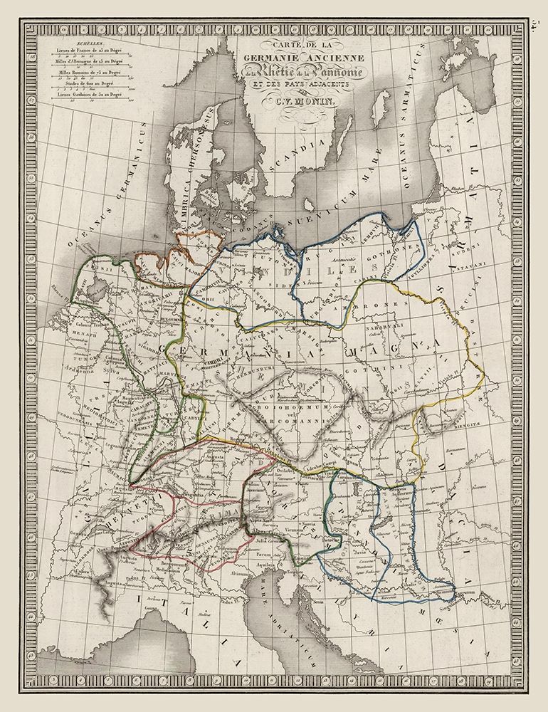 Ancient Germany - Monin 1839