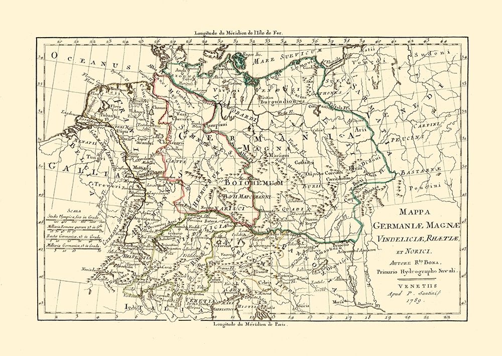 Ancient Germany - Santini 1794