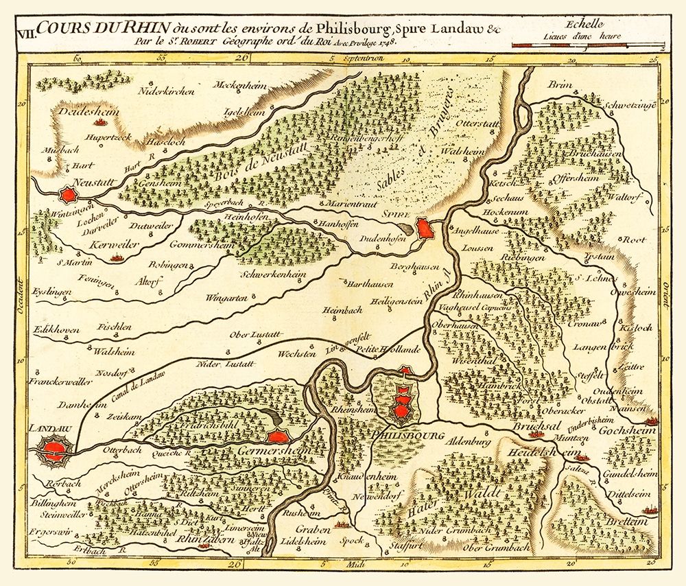 Southwestern Germany - Robert 1748