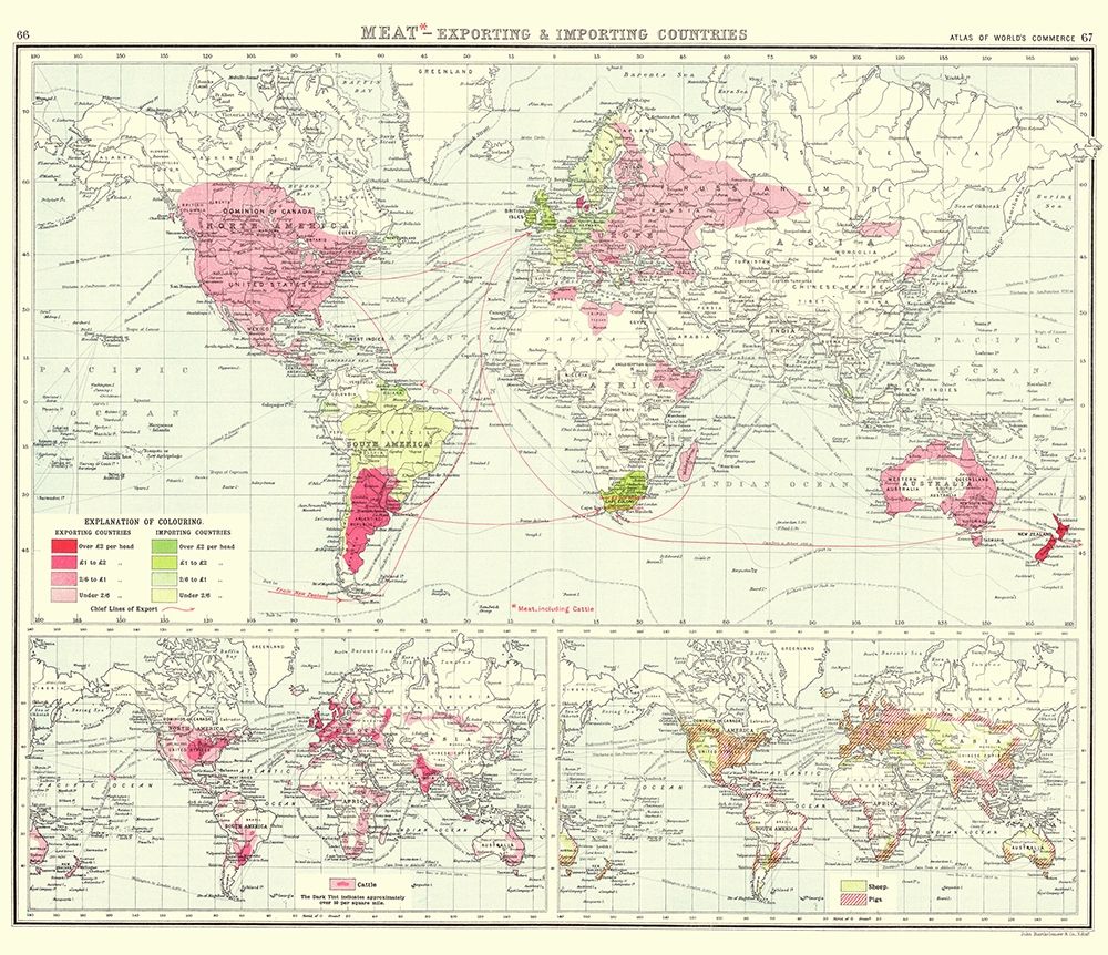 Global Meat Exporting Importing - Bartholomew 1907