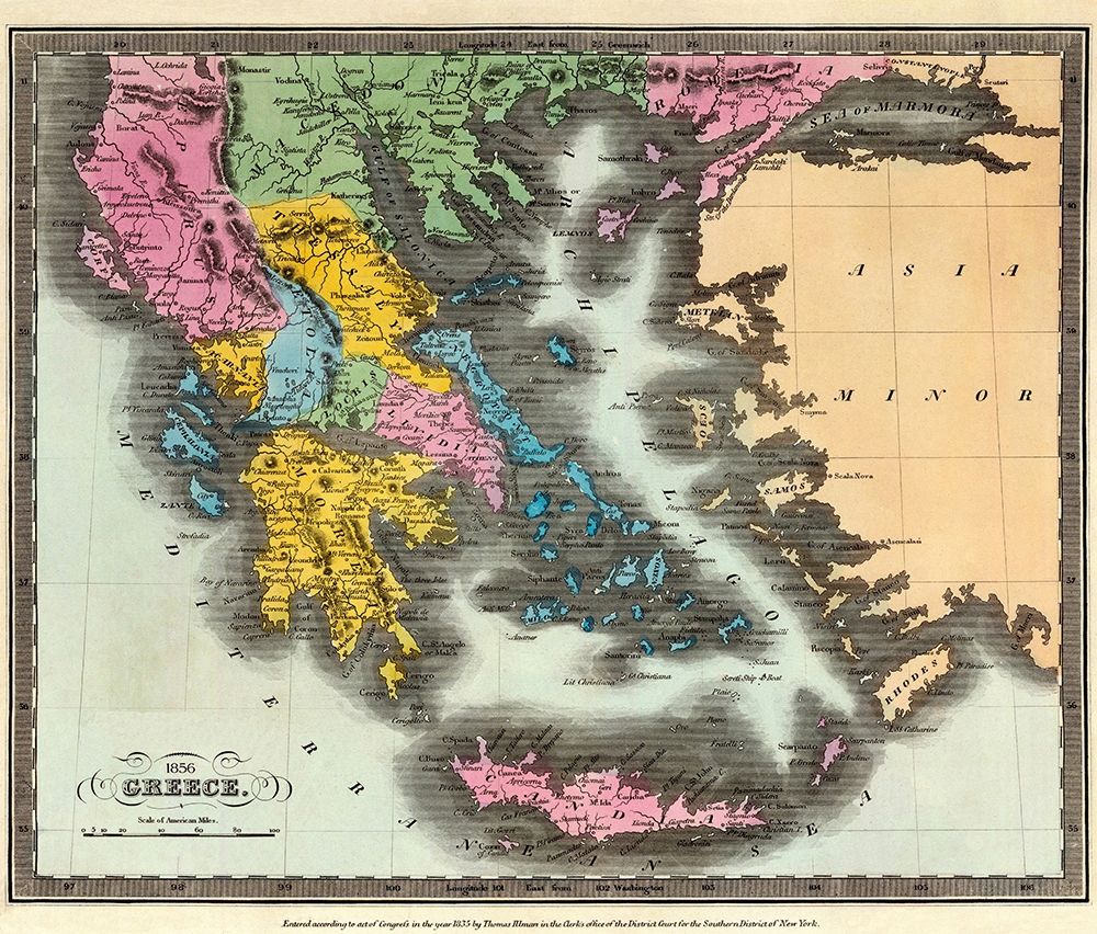 Greece - Colton 1856