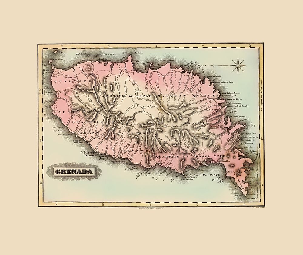 Caribbean Grenada - Lucas 1823
