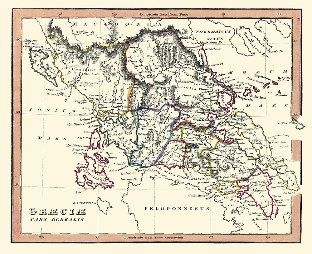 Northern Ancient Greece - Fenner 1830