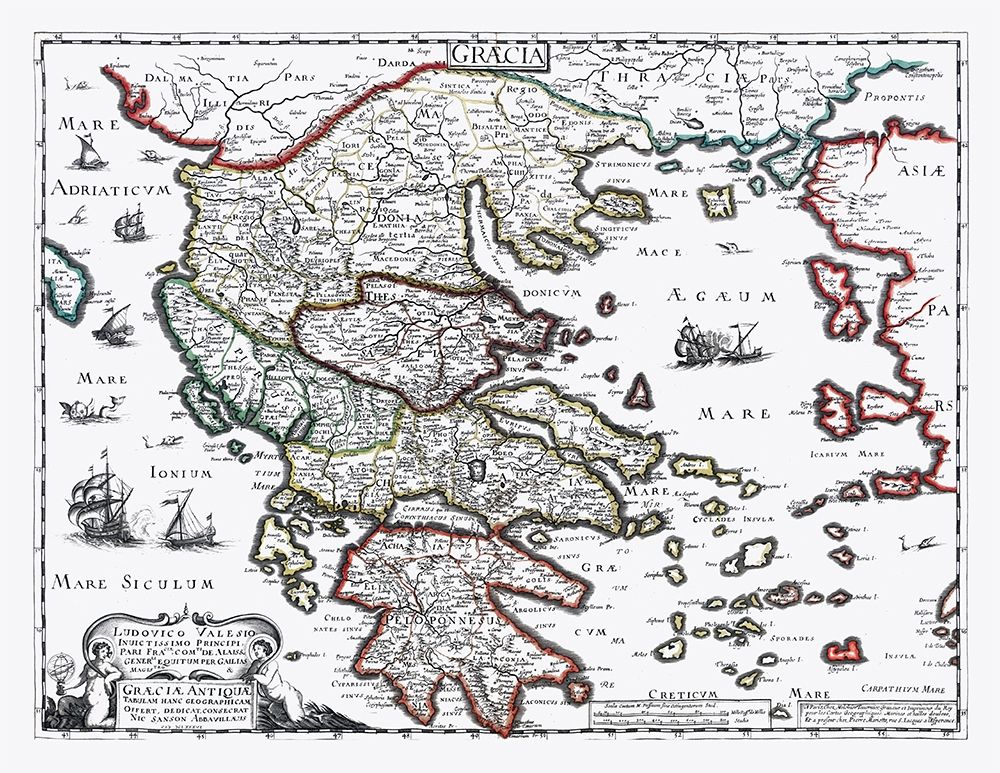 Ancient Greece - Sanson 1641